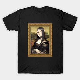 Mona Lisa - Anime Stickers T-Shirt